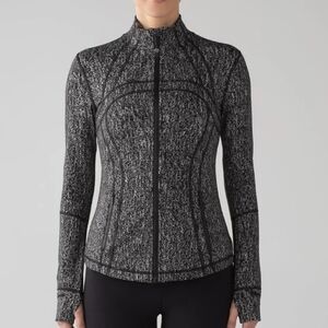 Lululemon Define Jacket, Lightweight, Black/White, Sz 6